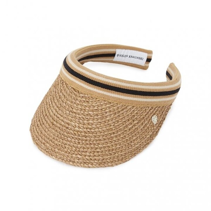 헬렌카민스키 비앙카 8 스트라이프 여성 바이저 HAT52203 NOUGAT BLACK STRIPE
