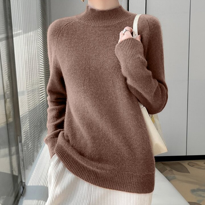 모크넥 루즈핏 나그랑 소매 니트O2512KN624D