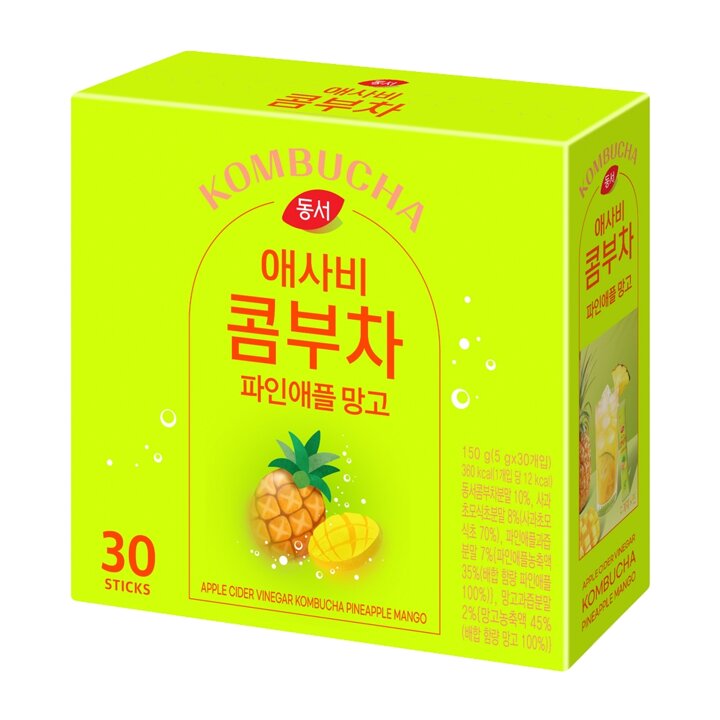 동서 애사비 콤부차 파인애플망고 30T