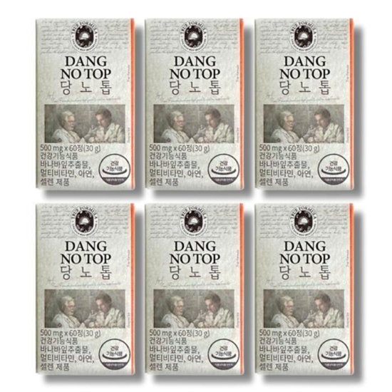 [건강나라] 트루포뮬러 당노톱 500mg x 60정 6박스 (50204937)
