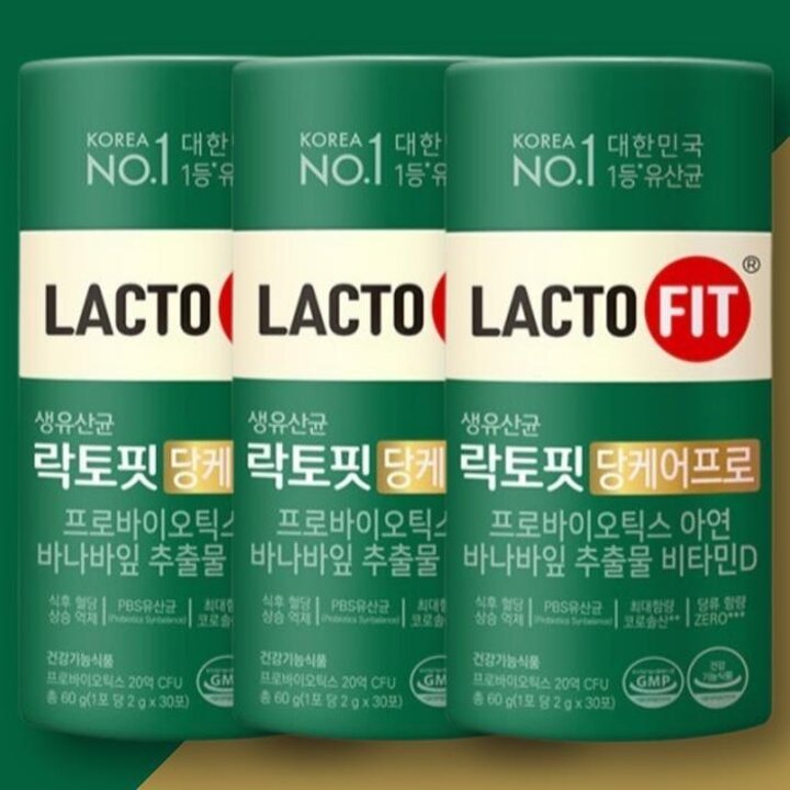 종근당건강락토핏당케어프로30포x3통혈당관리생유산균