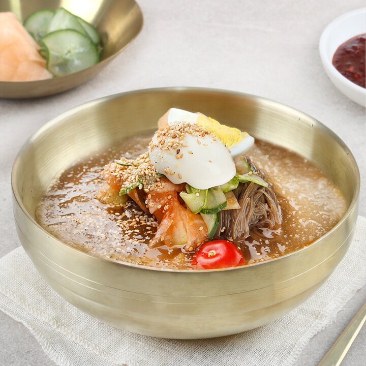 [마녀바스켓]함흥 비빔냉면5인분+물냉면5인분 (냉면2kg+육수5개+비빔장 5개)