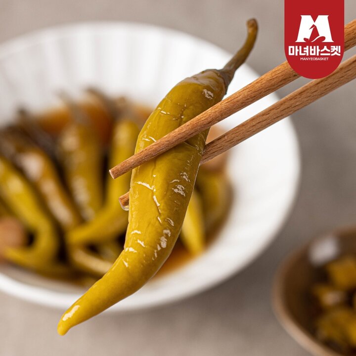 [마녀바스켓] 밥반찬 밥도둑 간장고추 1kgx2개