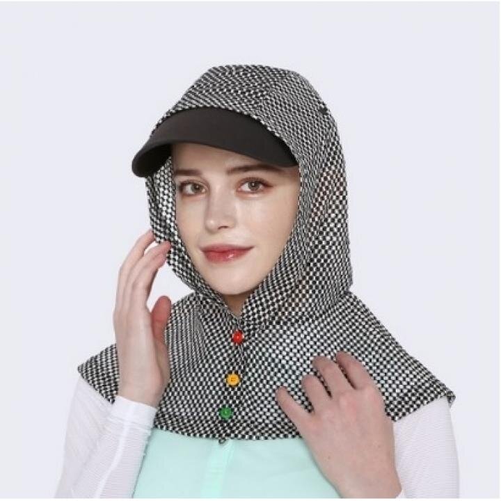 UV차단 골프 햇빛 가리개 후드망토 캡 모자 3종 선택 자외선 강력차단 특허제품