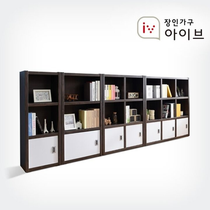 마카롱 1200 3단 수납형 책장(무료배송)