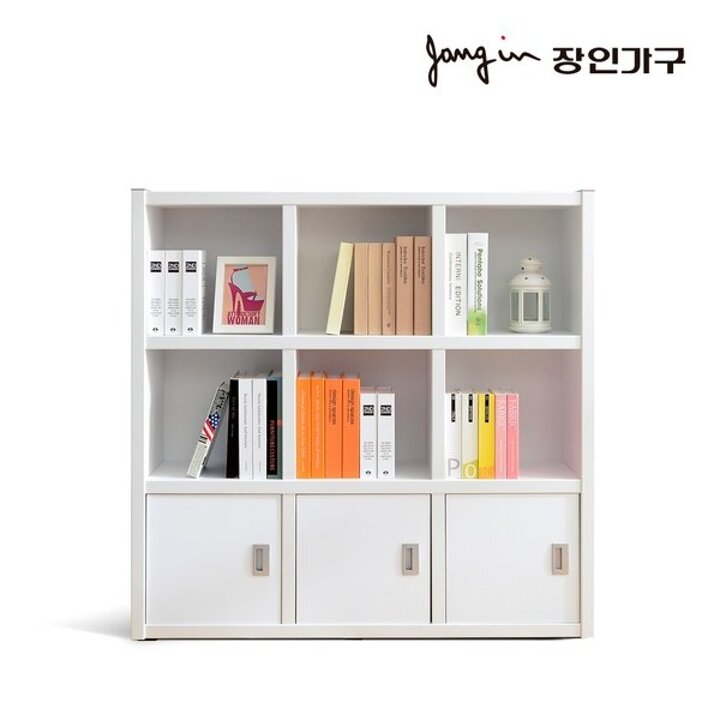 마카롱 1200 3단 수납형 책장(무료배송)