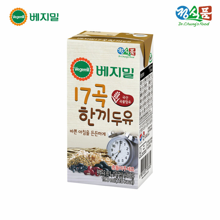 베지밀 17곡 한끼두유 190mlx64팩