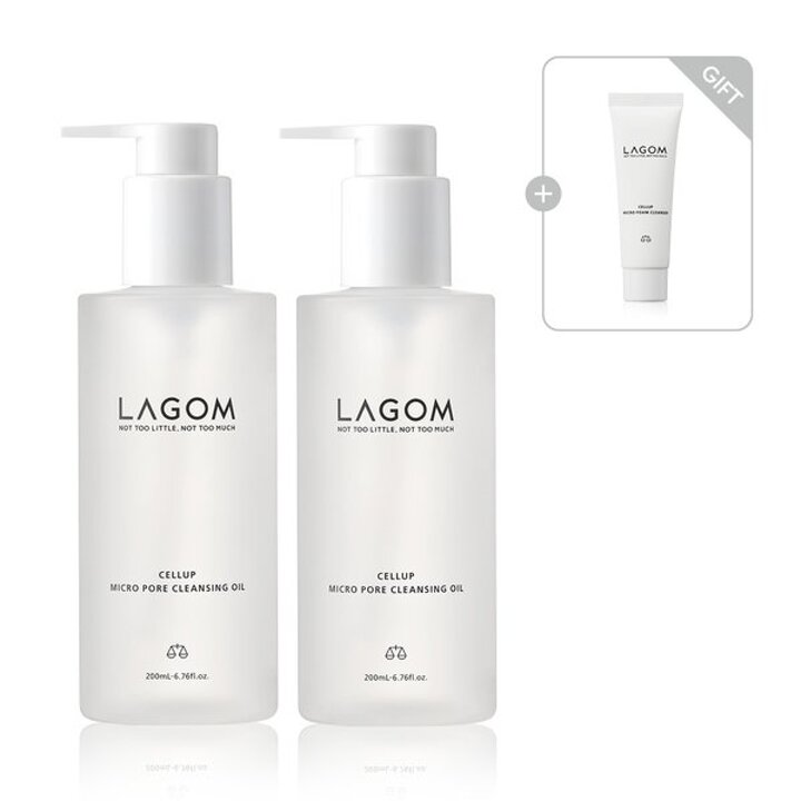 (신세계강남점)마이크로 포어 클렌징 오일 200mL 듀오 세트 (+마이크로 폼 클렌저 30mL 증정)