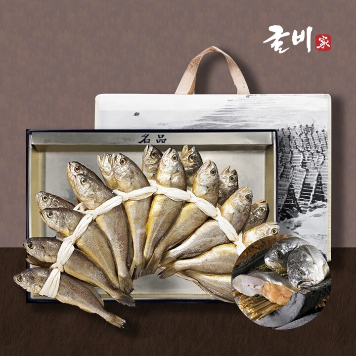 [굴비가] 영광법성포 알배기 참굴비세트 5호(알배기굴비 20미 1.4kg이상/18-20cm내외) (알배기: 50-70)