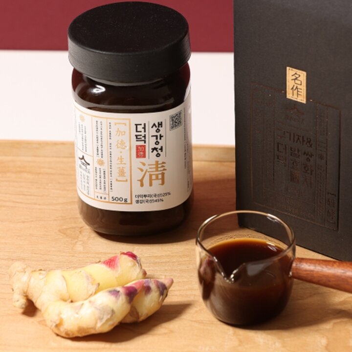 (신세계강남점)[숙이이 뿌리효소이야기]더덕 생강형500g 선물용 보자기 포장  포함