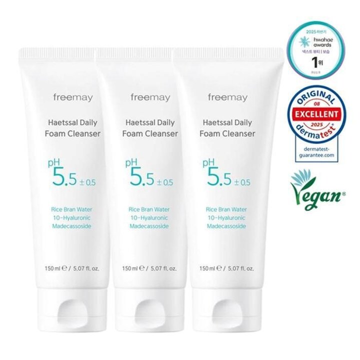 프리메이햇쌀데일리폼클렌저150ml3개저자극약산성