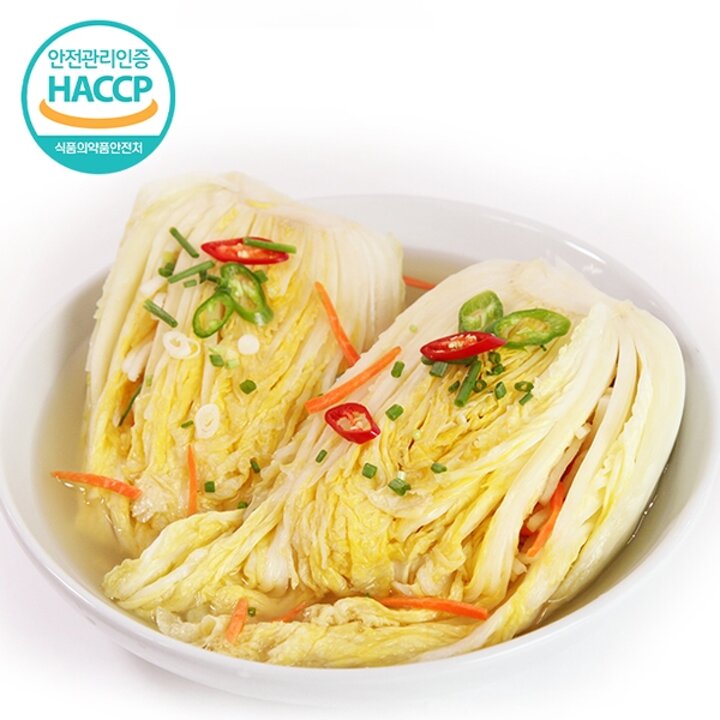 [웰굿] HACCP인증 전라도 국내산 백김치 3kg