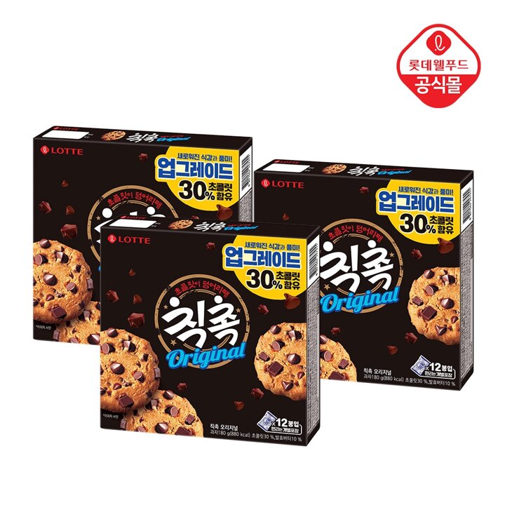 칙촉 오리지널 180g x 3개