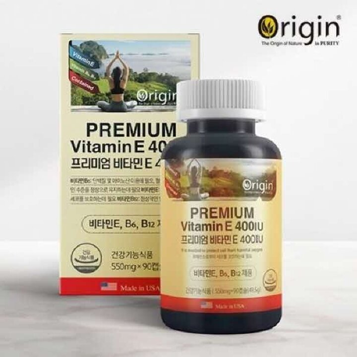 오리진 프리미엄 비타민E 400IU 550mg x 90캡슐