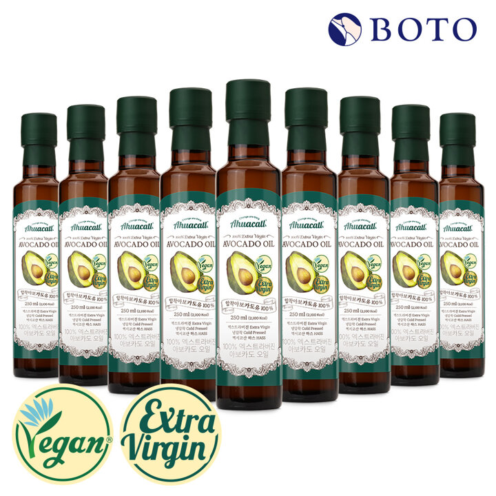 [보뚜] 아후카틀 엑스트라버진 아보카도오일 250ml x 9병