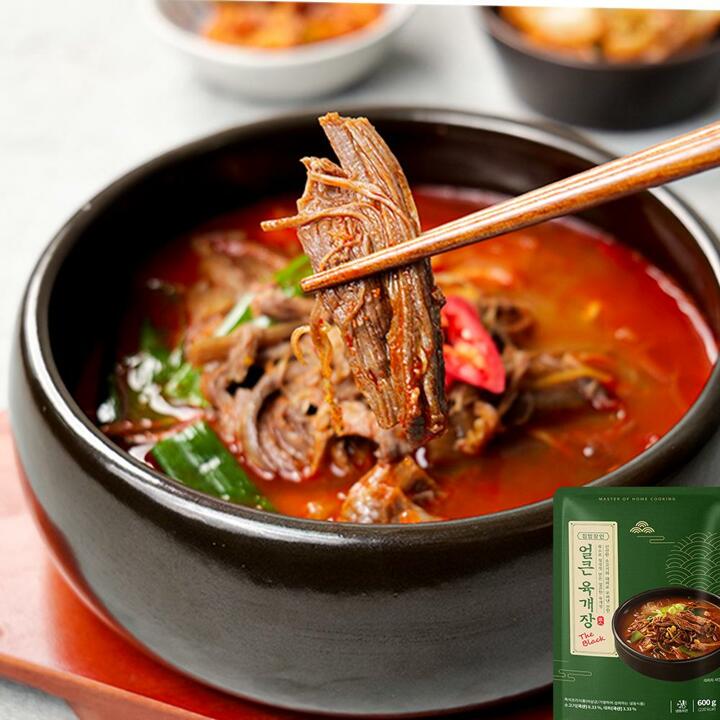 집밥장인 얼큰육개장 더 블랙 600g X 1팩 