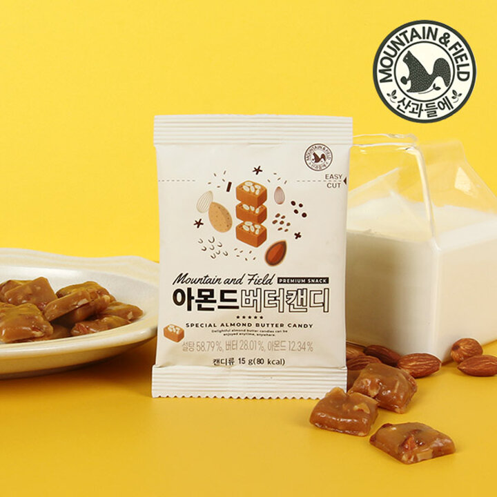 토피넛 아몬드버터 캔디 사탕x30봉
