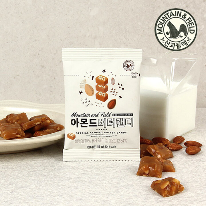 토피넛 아몬드버터 캔디 사탕x30봉