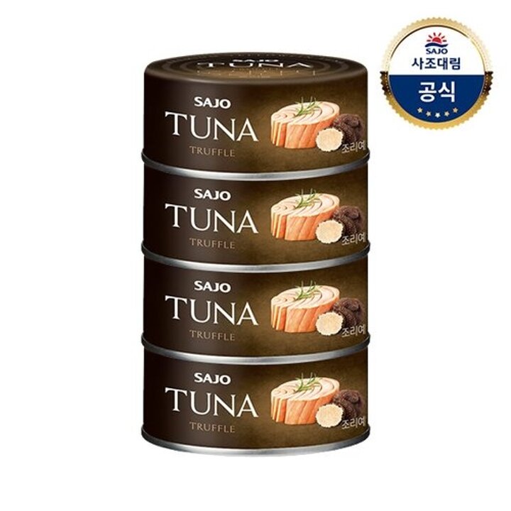 사조대림ㅣ프리미엄참치 100g x4개 /황다랑어/마라/트러플/알바코