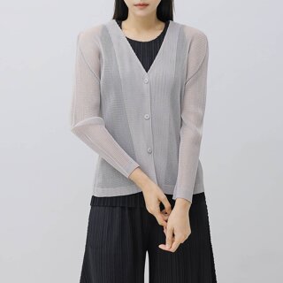 플라라 (88까지)플리츠에이리브이넥가디건