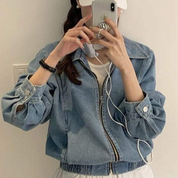 청 자켓 간절기 아우터 캐주얼 집업 스타일 셔츠 패션점퍼