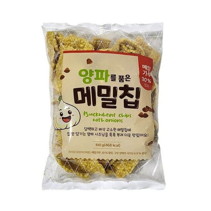 [스낵1번지] 양파를 품은 메밀칩 100g 5봉[35086714]