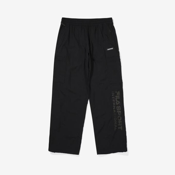 (광주신세계)[휠라 공식] 포켓 립스탑 우븐 카고팬츠(FS2WPF3131X BLK)
