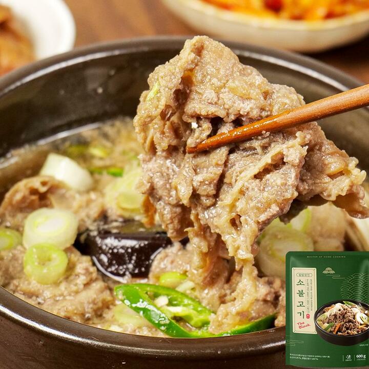 집밥장인 소불고기 더 블랙 600g X 1팩 