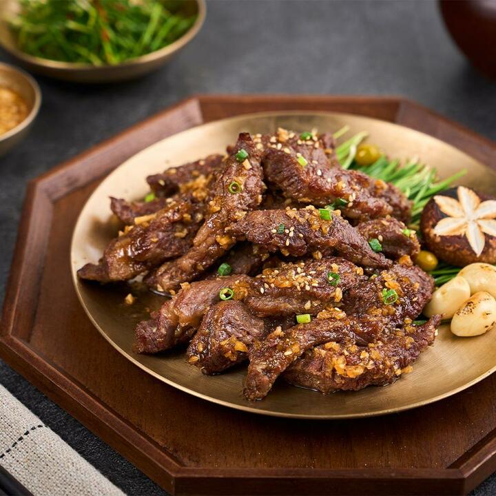 정성곳간 강순의 명인의 마늘 소갈비살 300g 2팩