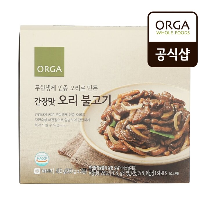 올가 간장맛 오리 불고기 (400g)