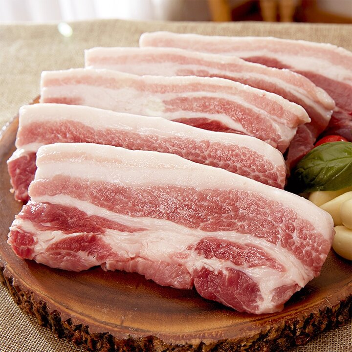 스페인 듀록 흑돼지 프리미엄 삼겹살 2kg [12mm컷팅/구이용]