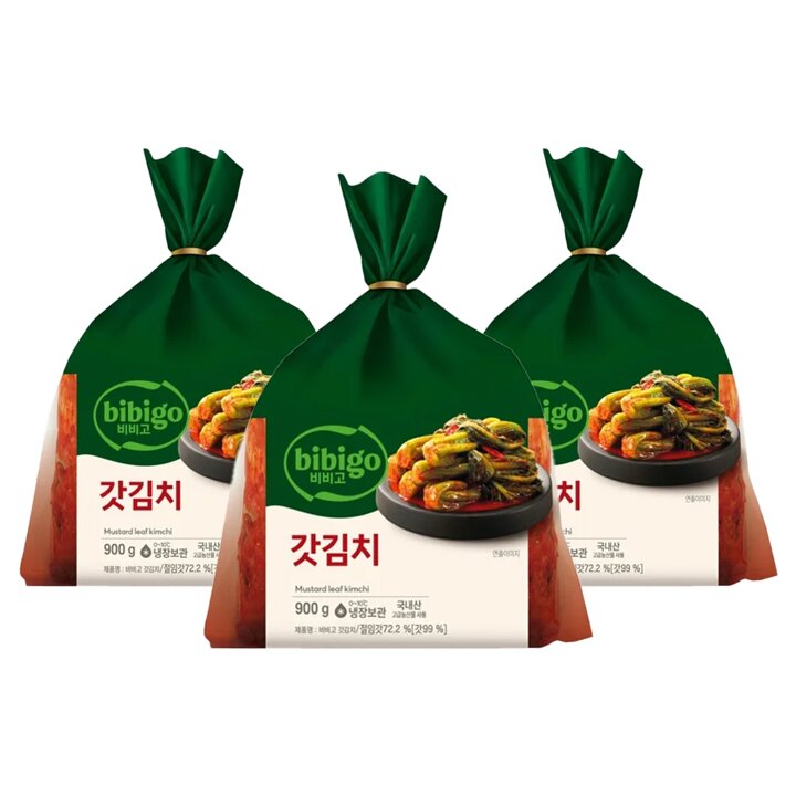 CJ 비비고 갓김치 900g x3개