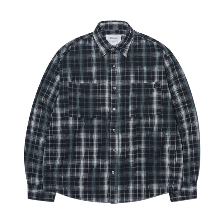 (신세계강남점)O.D CHECK SHIRT - BLACK