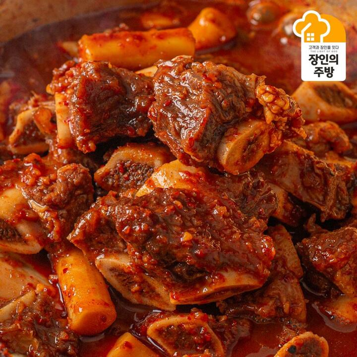 [송파구 방이맛골]정재훈장인 매콤 소갈비찜820gX1팩