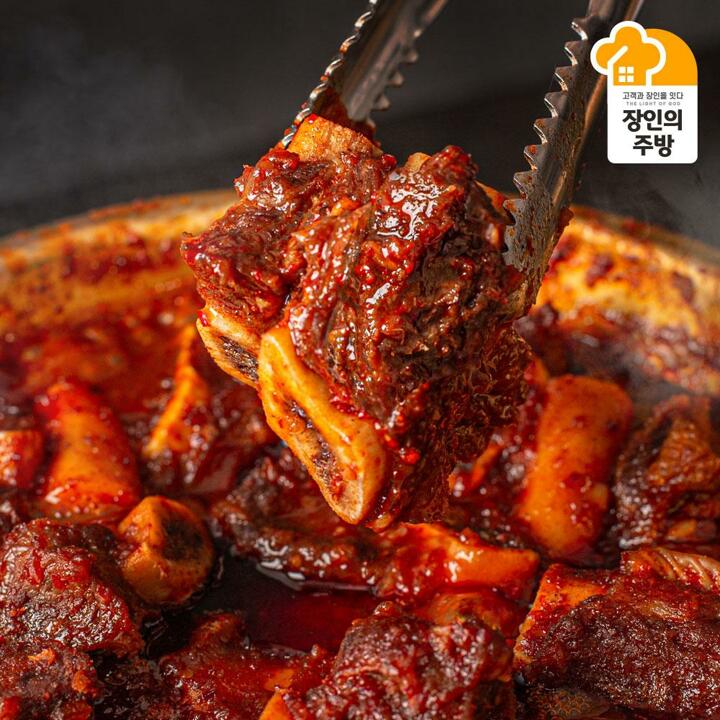 [송파구 방이맛골]정재훈장인 매콤 소갈비찜820gX1팩