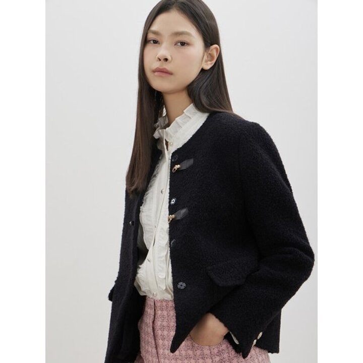 (신세계강남점)[C-Exclusive] 라운드넥 버클 장식 자켓 C261MSF103