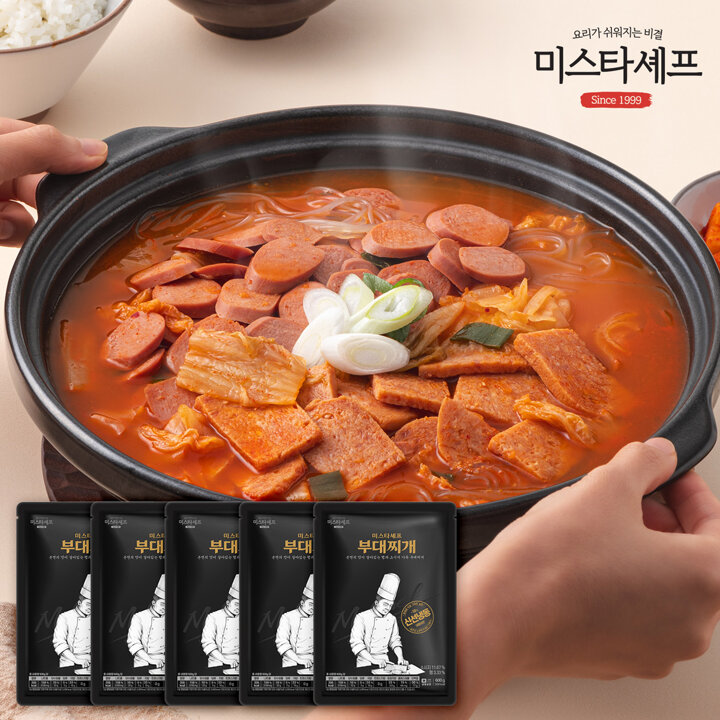 미스타셰프 부대찌개 600g 5팩