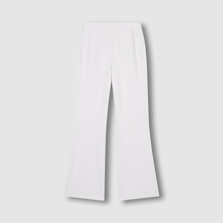 [JAJU/자주] 여 골지 부츠컷 팬츠_아이보리