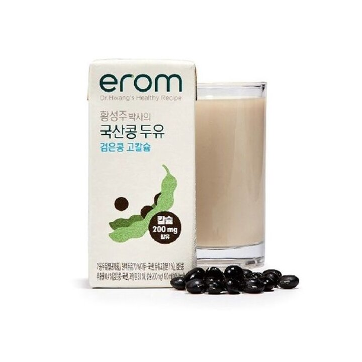 이롬 황성주 검은콩 고칼슘 두유 190ml*40팩[34498919]