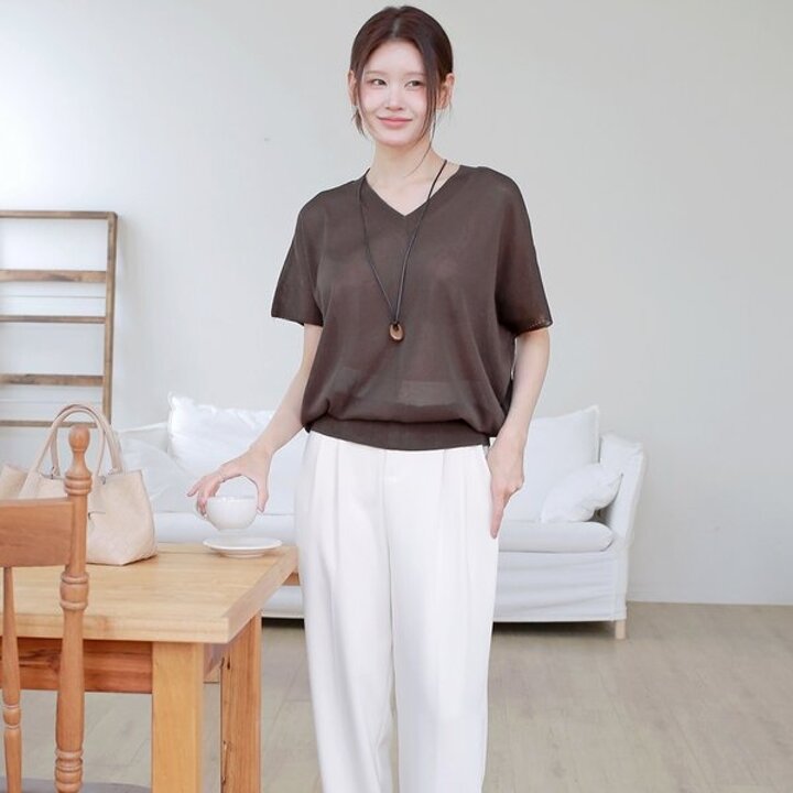 [최초가 89,900원][르포엠]프렌치 린넨 혼방 캣츠 돌먼 니트 3종세트