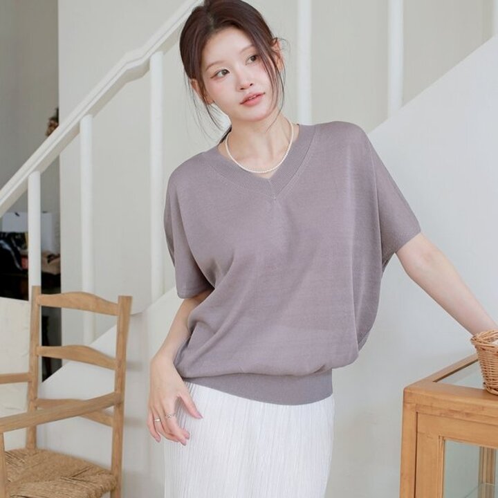 [최초가 89,900원][르포엠]프렌치 린넨 혼방 캣츠 돌먼 니트 3종세트