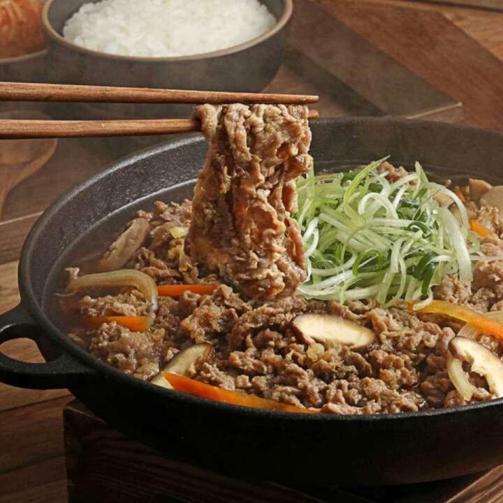 [소노정] 국내산 등심불고기 500g x 10팩, 양념 소불고기 뚝배기불고기