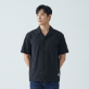 [PAT] 세미루즈핏 오픈카라 셔츠_QK31592