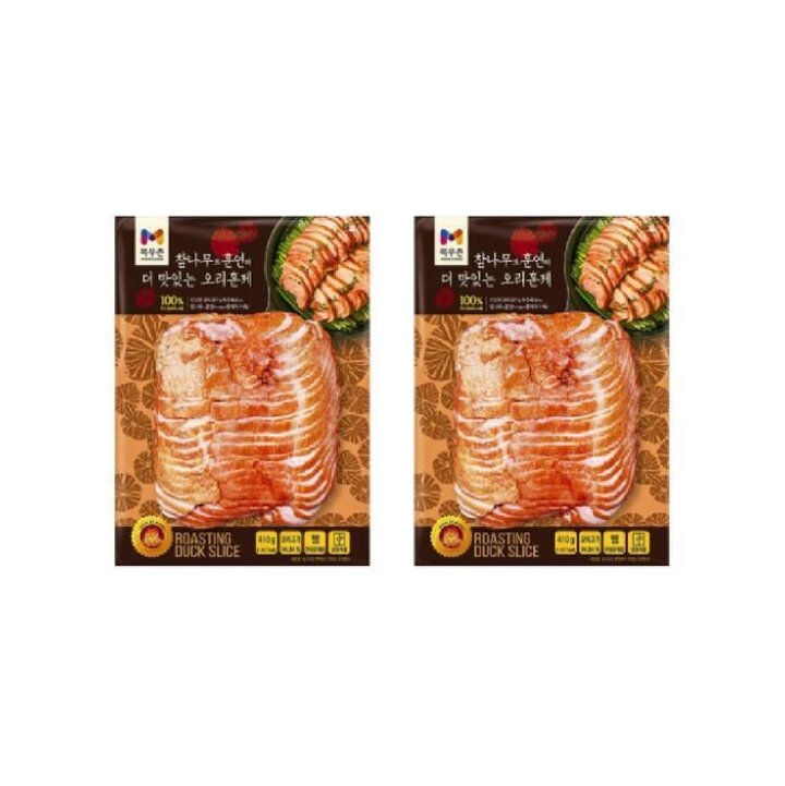 목우촌 참나무로 훈연해 더 맛있는 오리훈제 410g X 2개 아이들반찬 (45903429)