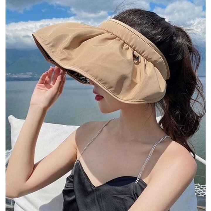 여성와이어고급돌돌이썬캡챙모자휴가모자농사모자