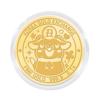 [한국금거래소] 소 순금 코인(메달) 0.1g