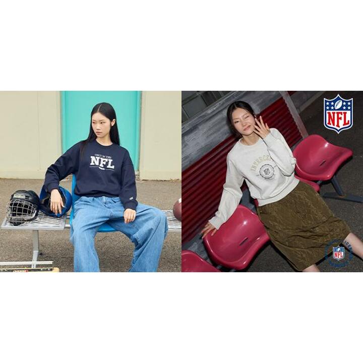 NFL 25FW 여성 맨투맨 2종
