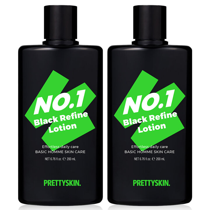 프리티스킨 남성 화장품 로션 200ml 2개