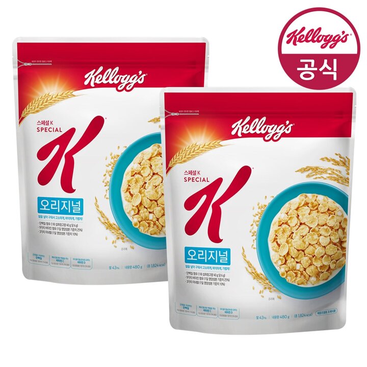 [켈로그] 시리얼 스페셜K 480g x 2개