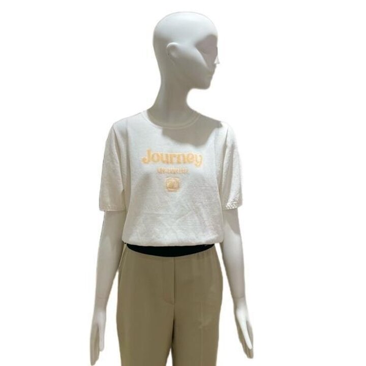 (신세계 사우스시티)레터링 포인트 라운드 니트 Z252KSK303